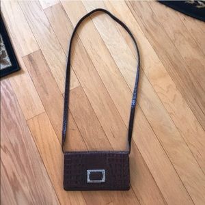 Brighton brown leather wallet Crossbody bag